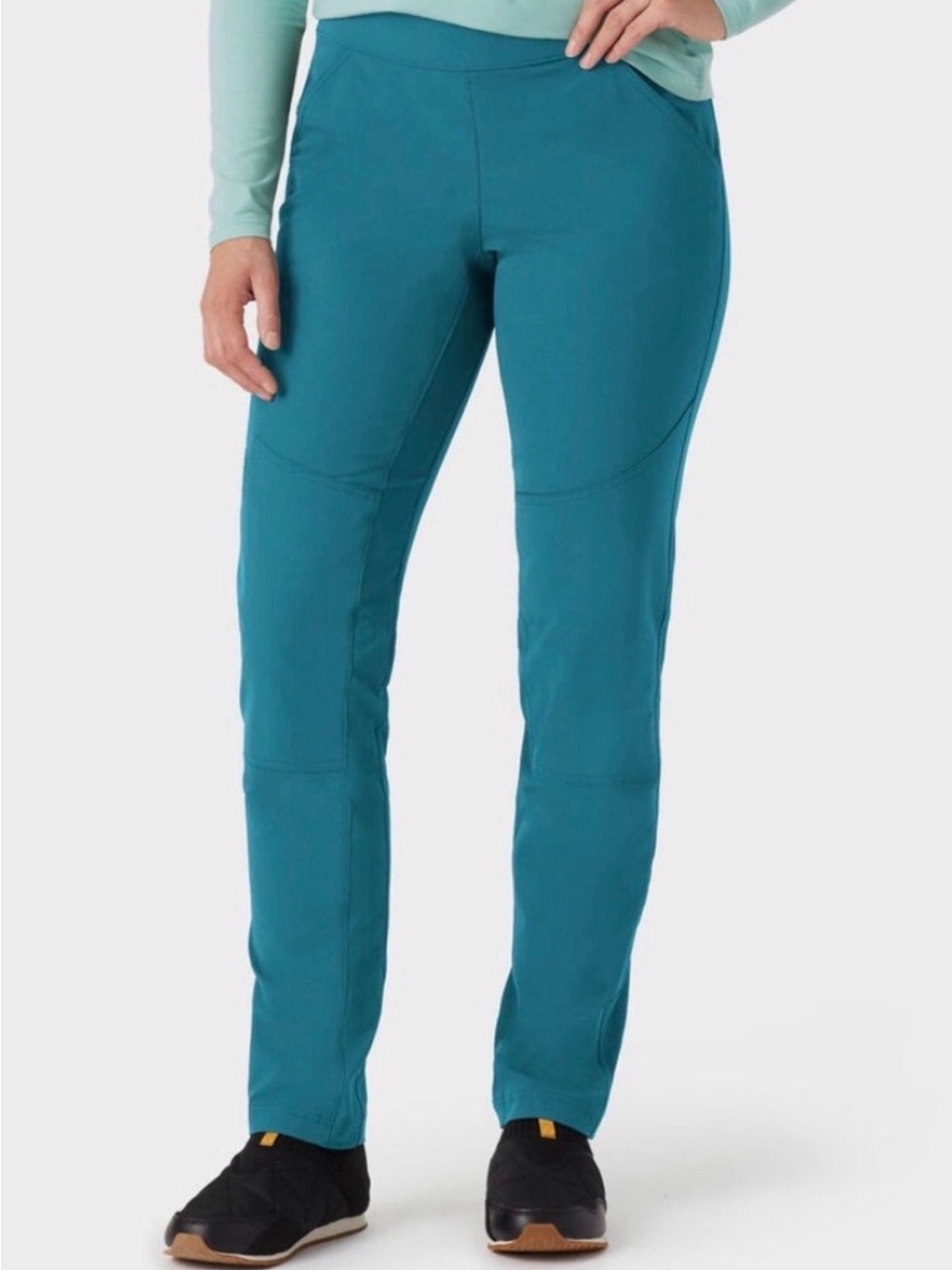 Duluth Trading Co. Flexpedition Pull-On Slim Leg Pants In Ocean Teal